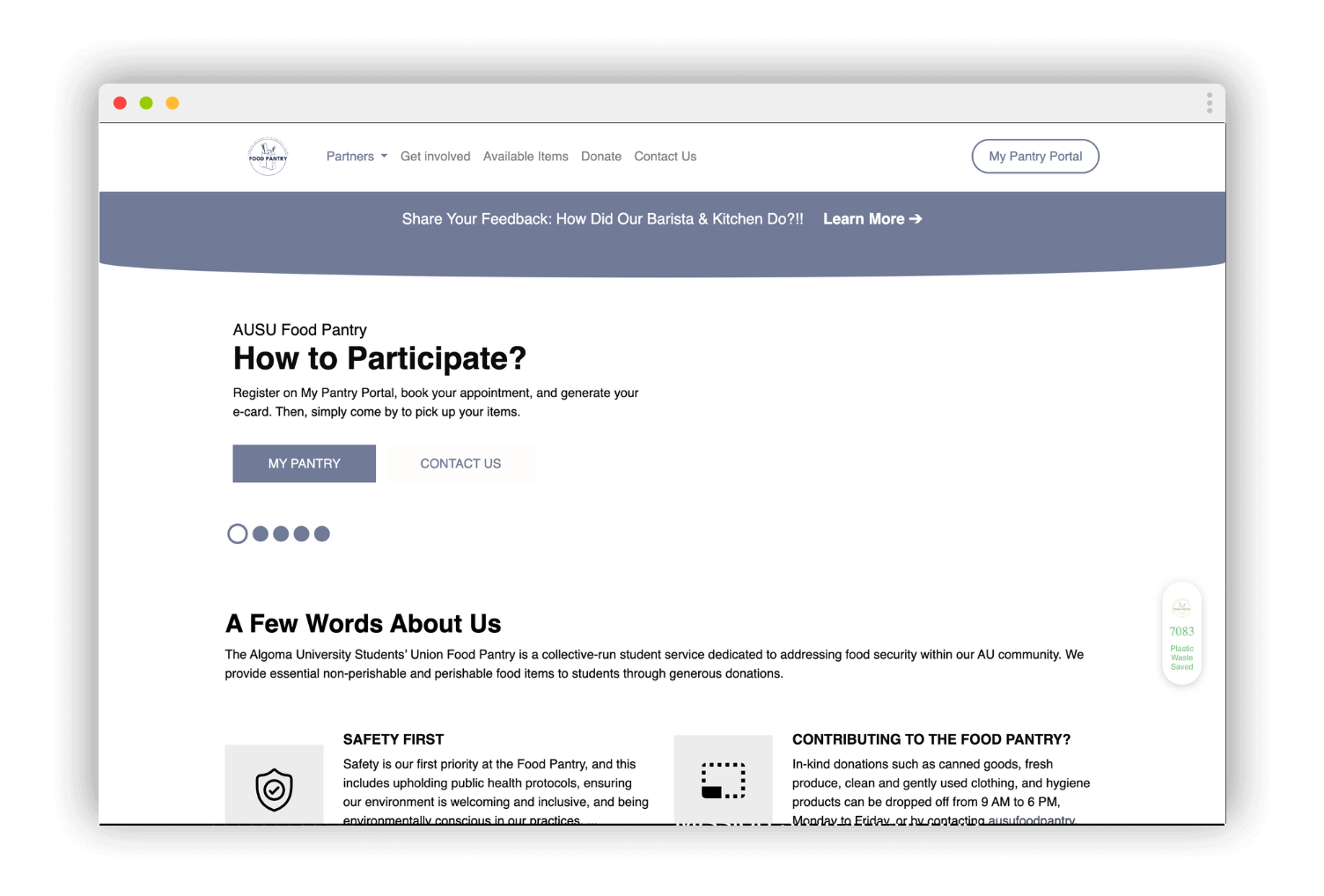 AUSU Food Pantry Project